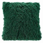Poszewka dekoracyjna 40x40 cm Celia ciemno zielona
