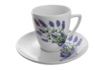 Filiżanka ze spodkiem 100ml Lubiana Lawenda