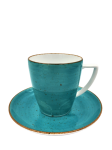 Filiżanka ze spodkiem 200ml Lubiana morski