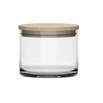 Słoik z drewnianą pokrywką  400 ml Eco