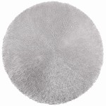 Podkładka na stół 38 cm srebrna Zoja