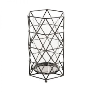 Świecznik Ina czarny 25cm