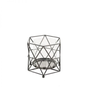 Świecznik Ina czarny 13cm