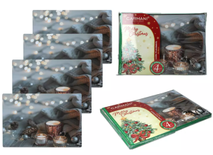 Podkładka na stół kpl. 4 szt Boże Narodzenie