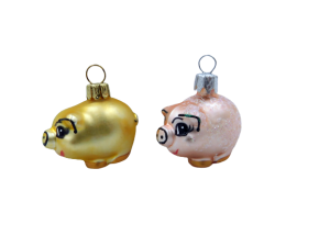 Mini bombka świnka