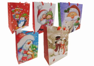 Torebka prezentowa świąteczna mix wzorów