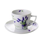 Filiżanka ze spodkiem 350ml Lubiana Lawenda