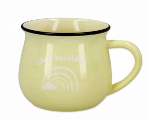 Kubek beczułka ceramiczny 350ml